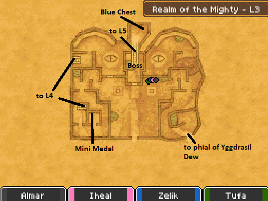 Realm of the Mighty L3 Map Locations